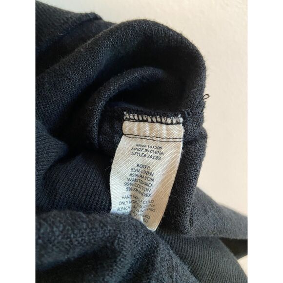 Soft Surroundings Women's Linen Cargo with Drawstring Waistband/ Zipper Fly - Picture 6 of 7